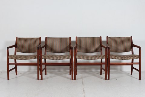 Hans J. Wegner4 Armchairs JH 507of teak