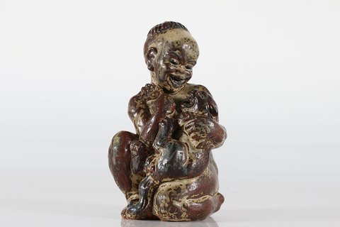 Royal Copenhagen
Knud Kyhn 
Faun with lion cub 20244