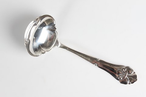 Fransk Lilje Sølvbestik
Sjælden og stor sauceske
L 22,5 cm