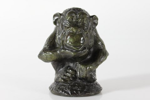 Bronze figur
Grublende chimpanse