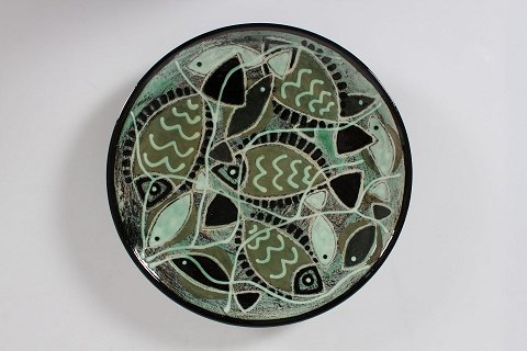 Herman A. Kähler
Astrid Tjalk
Platter with fish decoration 
