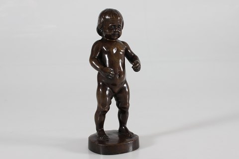 Bronze figurRobust dreng