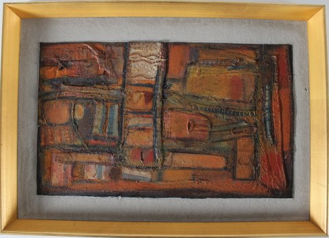 Kai FlummerAbstrakt kompositionMixed media