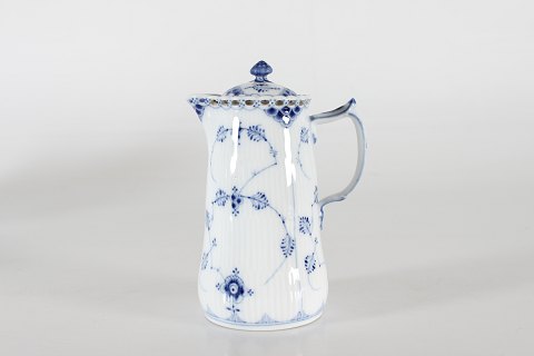 Royal CopenhagenBlue Fluted Full LaceSmall chocolate jug 1027