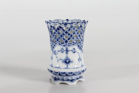 Royal CopenhagenBlue Fluted Full LaceVase 1016