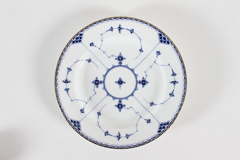 Royal CopenhagenMusselmalet Halvblonde Med guldkantAntik middagstallerken