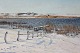 Johannes Larsen
Vinter landskab ved fjorden