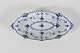 Royal Copenhagen Blue Fluted Half LaceOblong serving platter 613L 24.5 cm