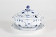 Royal CopenhagenBlue fluted plainAntique lidded bowl 206