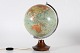 Vintage globeWooden stand with light inside
