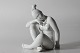 Bing & GrøndahlFigur af ung grønlandsk inuit kvinde nr. 2281